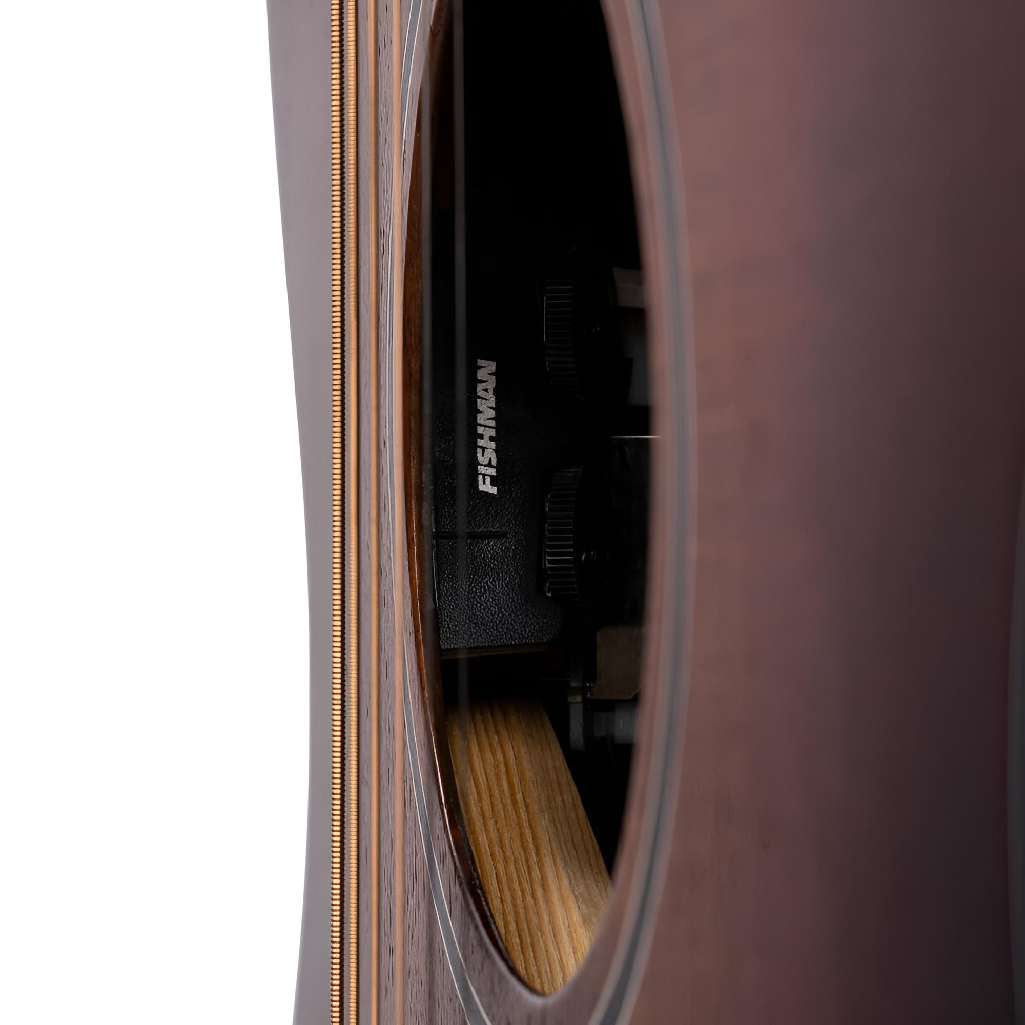 CORT CORE-GA Blackwood Open Pore Light Burst Westerngitarre mit Pickup und Softcase