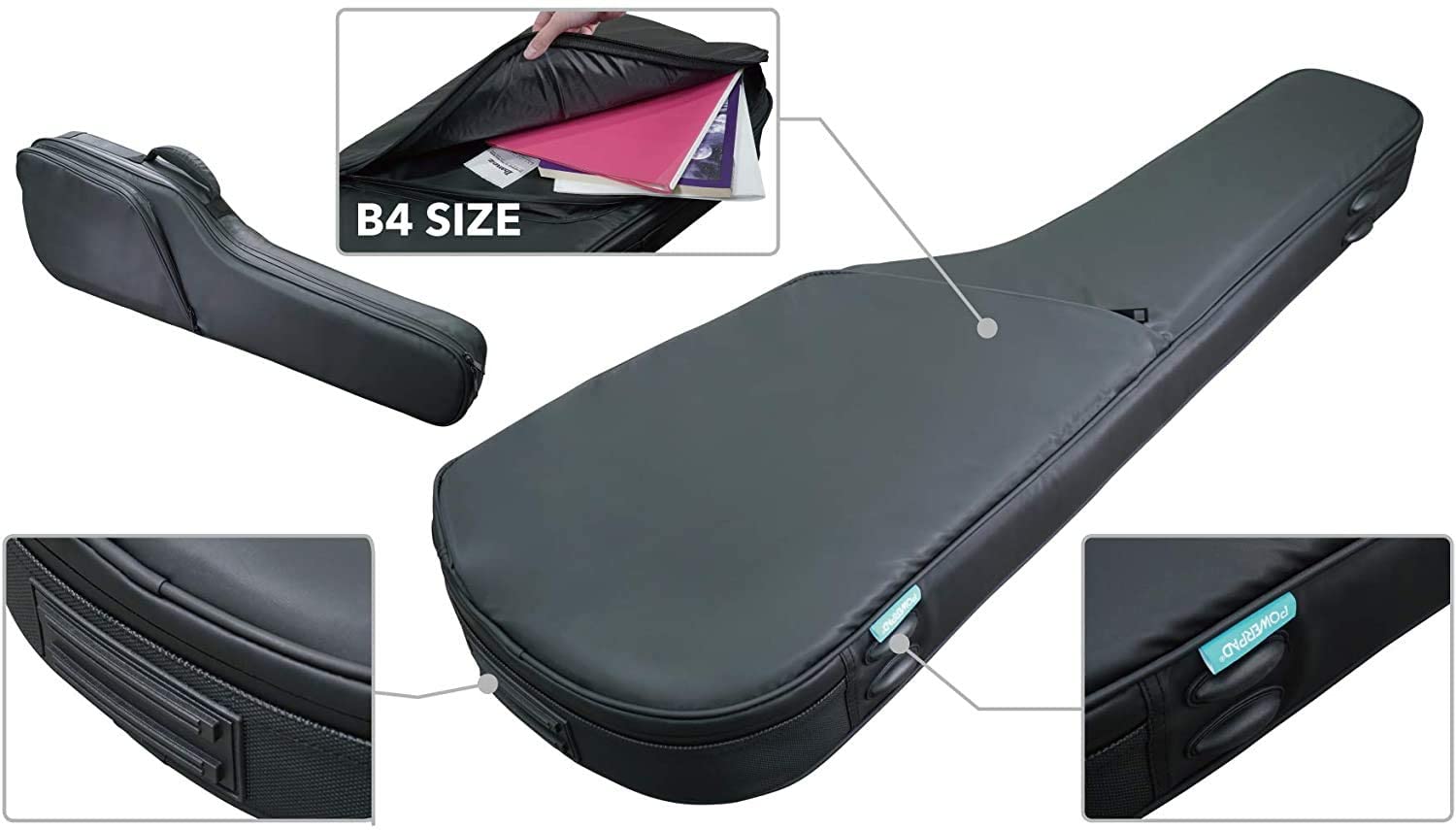 IBANEZ POWERPAD® ULTRA Gig Bag für E-Gitarre - Black