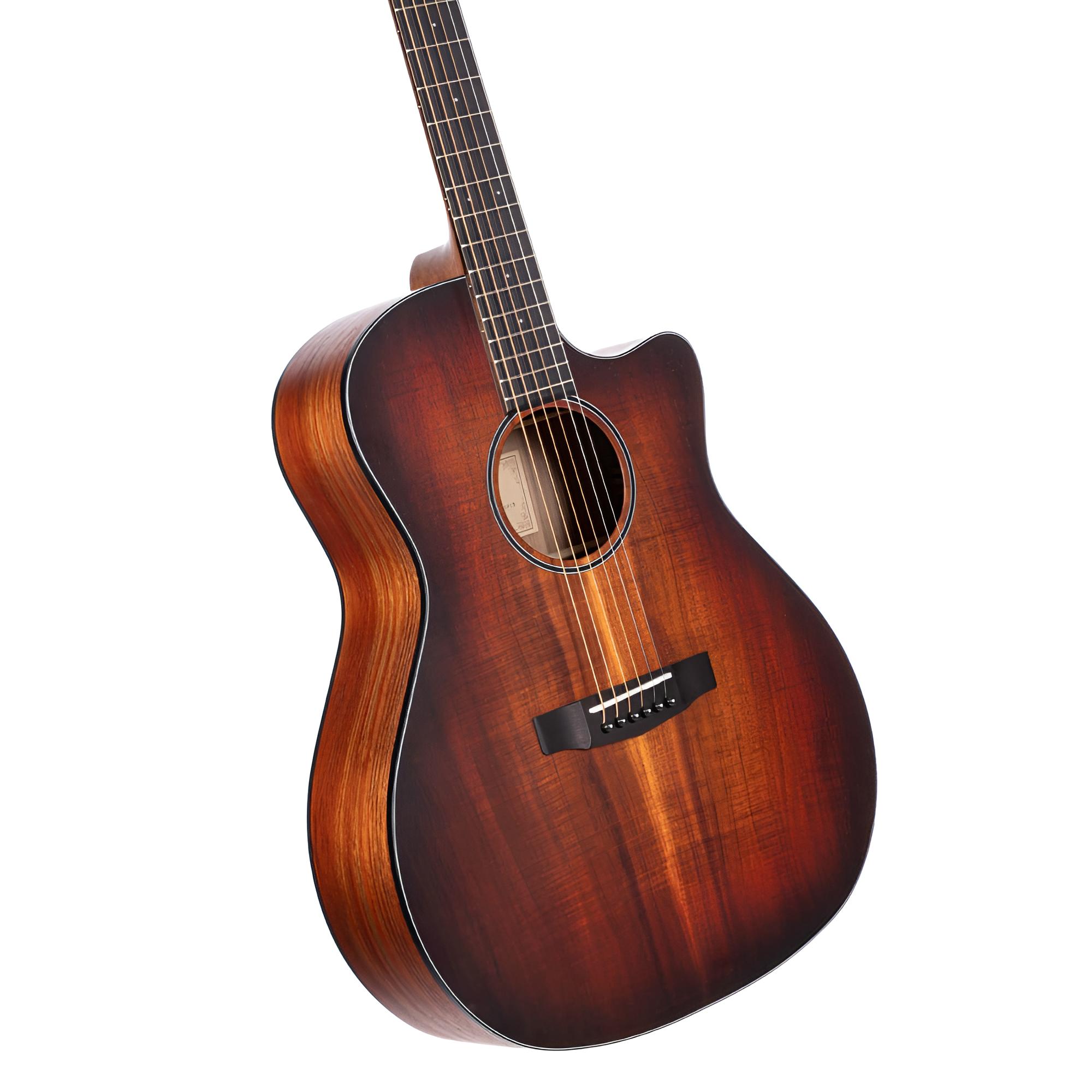 CORT CORE-GA Blackwood Open Pore Light Burst Westerngitarre mit Pickup und Softcase