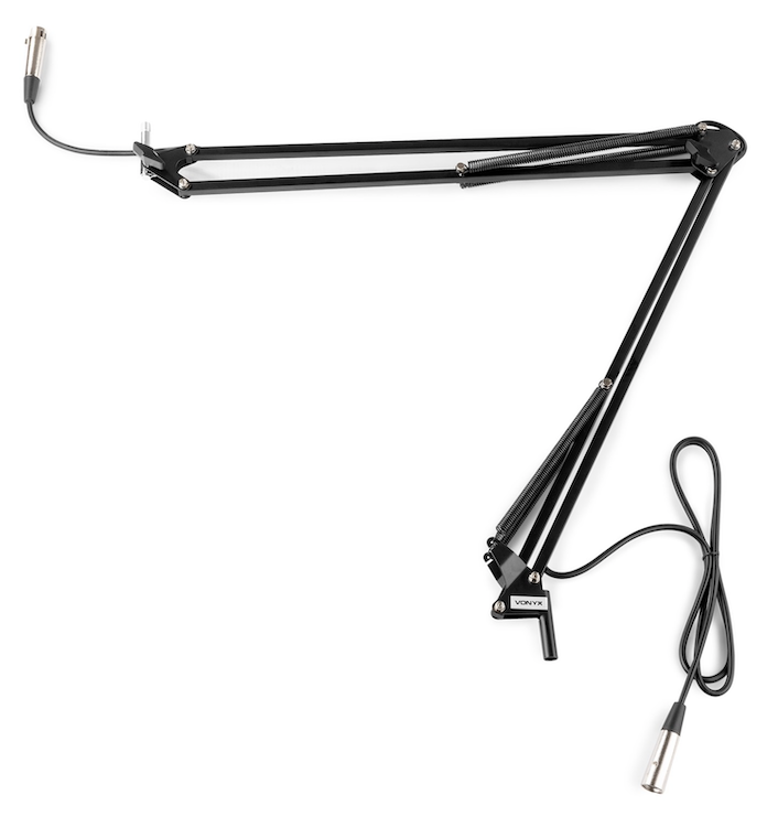 VONYX CMS400 Studio Set Kondensator Mikrofon inkl. Tisch-Mikrofonarm und Kabel