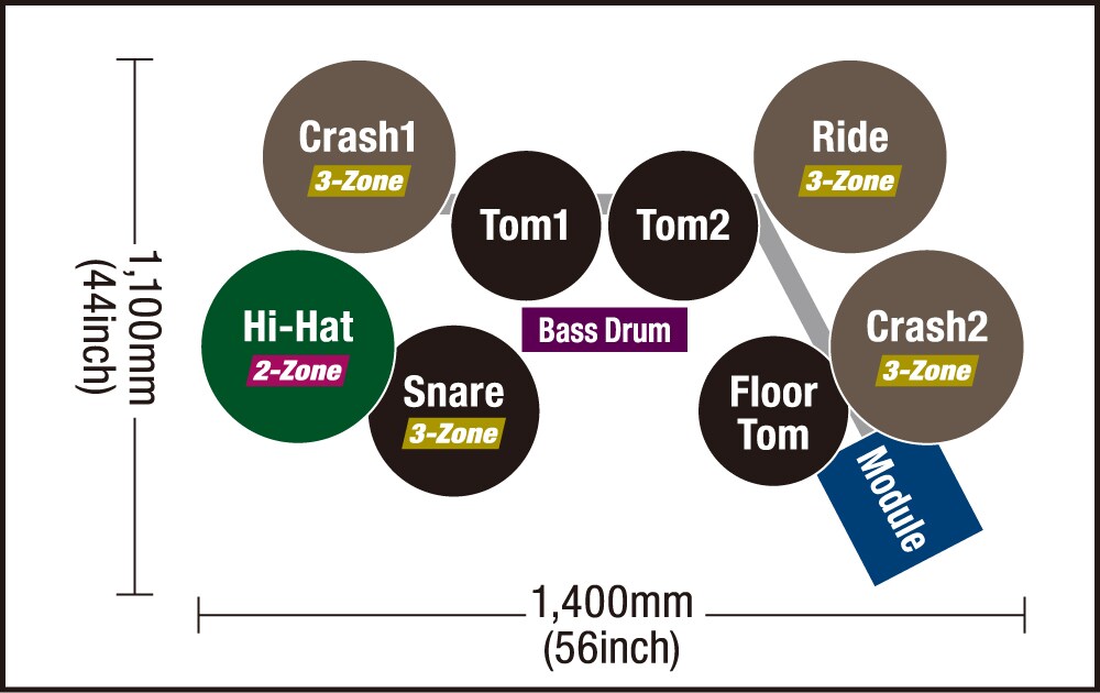 YAMAHA DTX6K2-X E-Drum Set