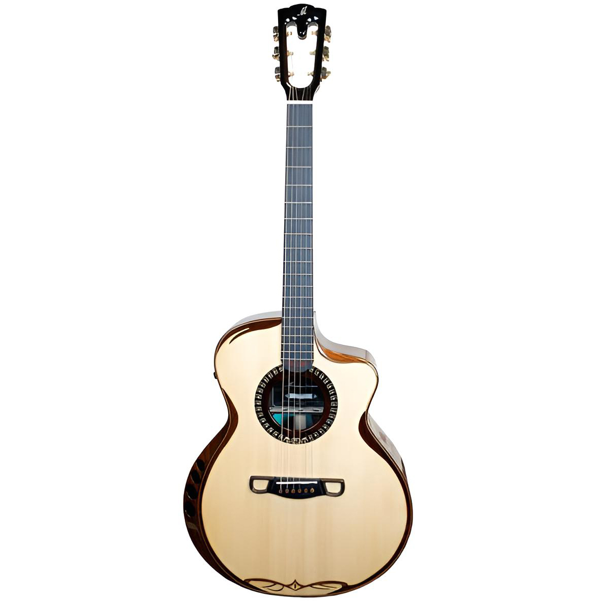 MERIDA SADHU-EQ Grand Concert Westerngitarre mit Cutaway