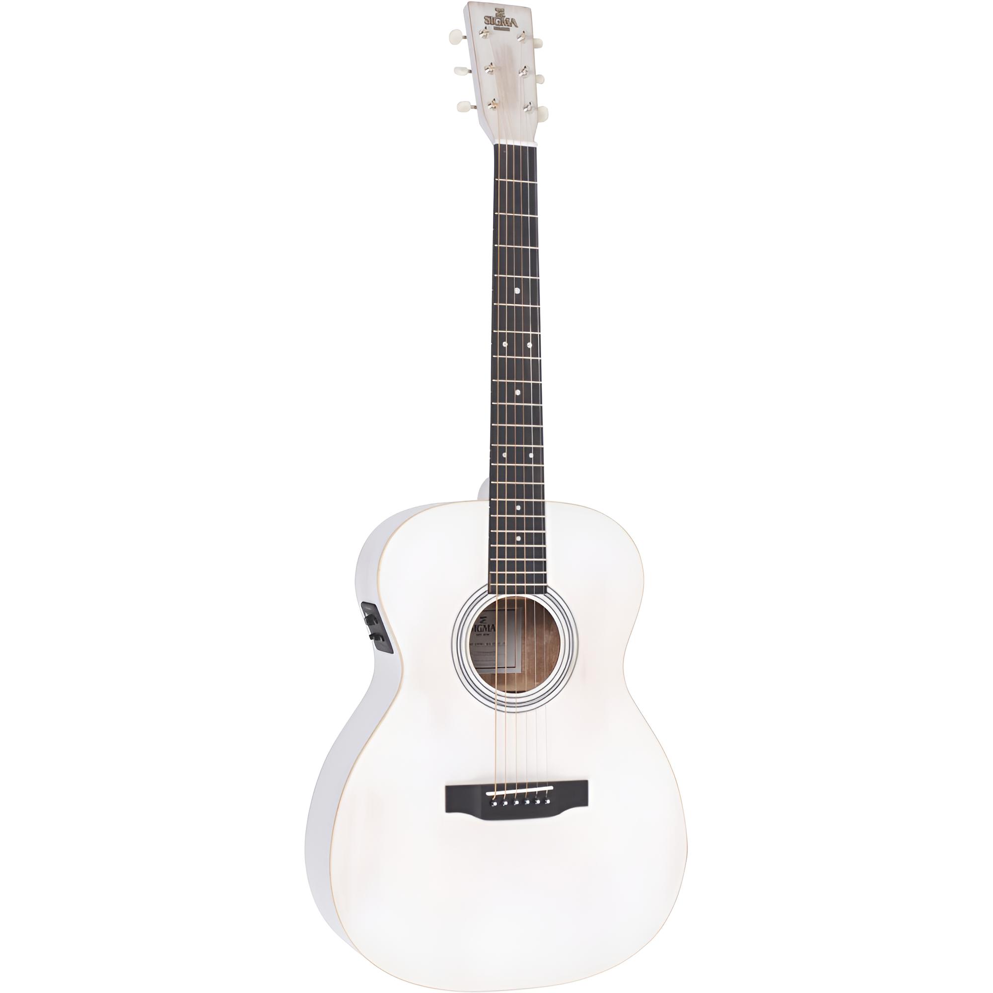 SIGMA OMME-WH-AGED-AE White Aged Westerngitarre