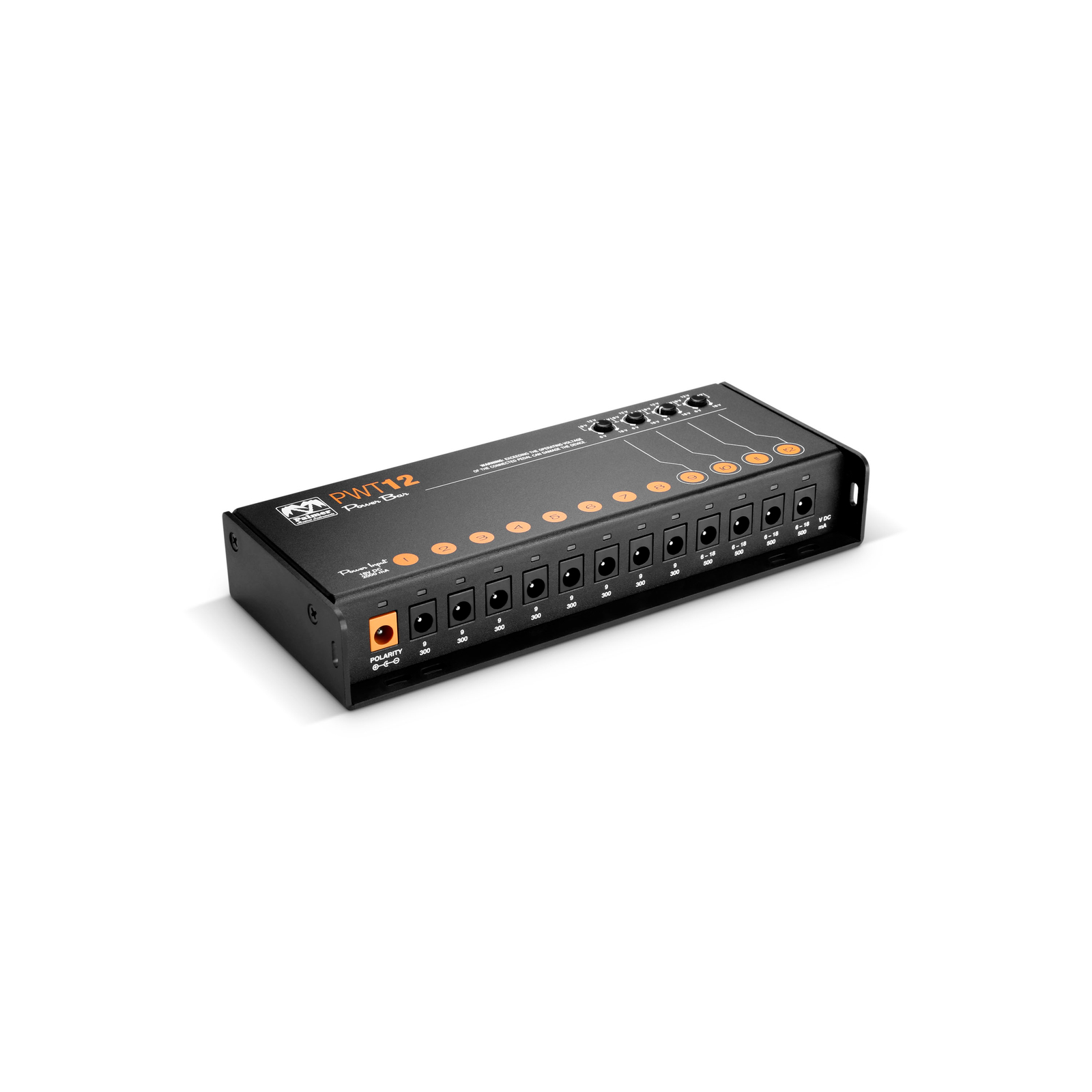 PALMER PWT12MK2 Universal Pedalboard Netzteil mit 12 Ausgängen
