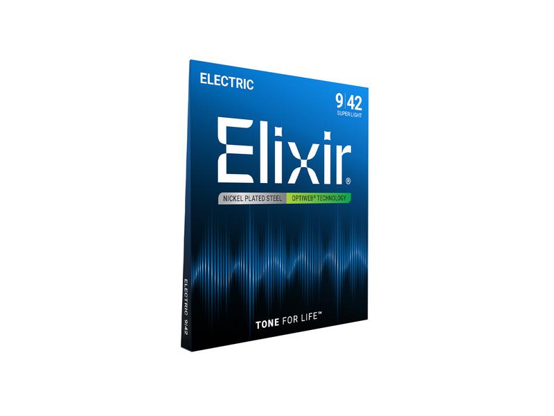 ELIXIR E-Gitarrensaiten Optiweb Super Light 09-42 E19002