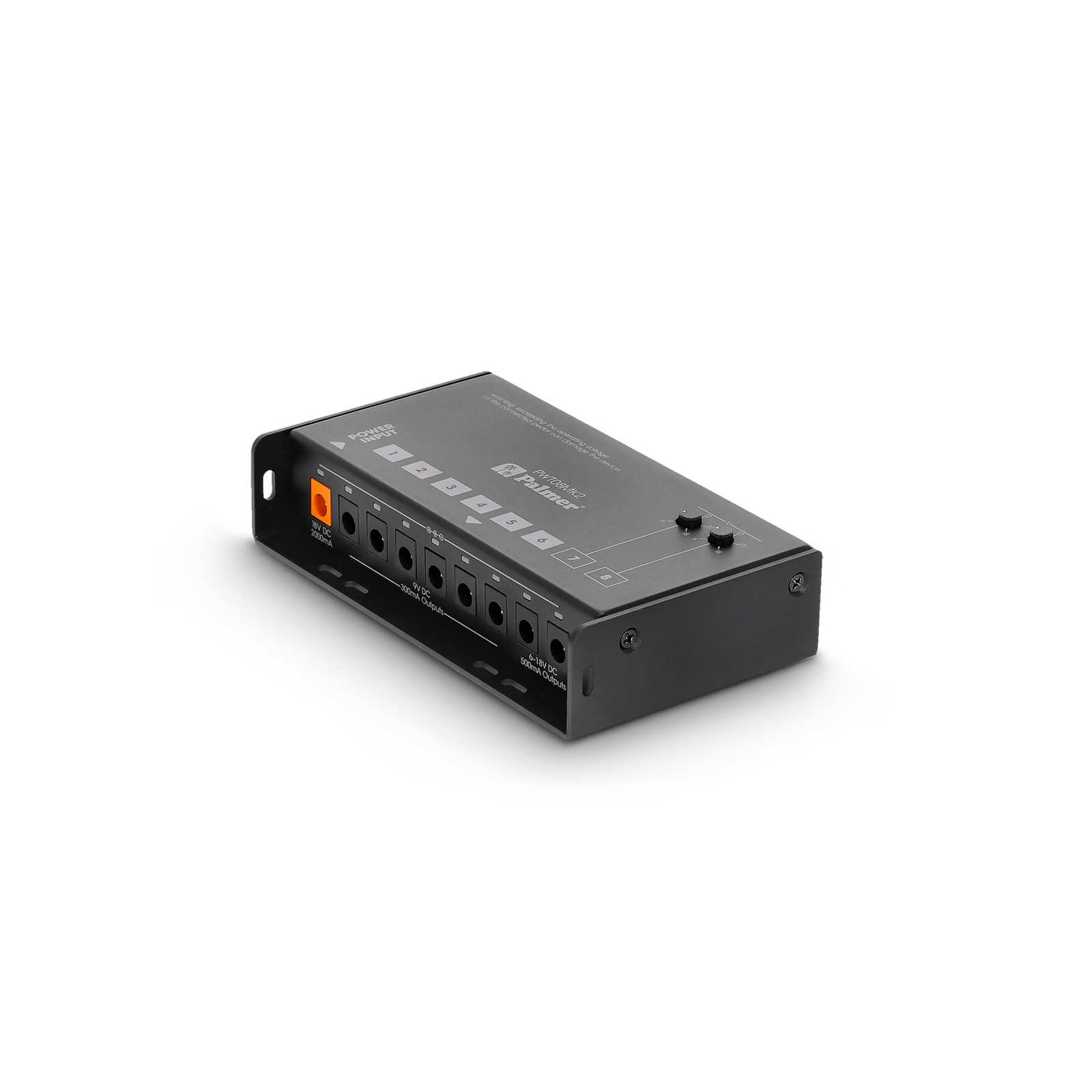 PALMER PWT08MK2 Universal Pedalboard Netzteil mit 8 Ausgängen