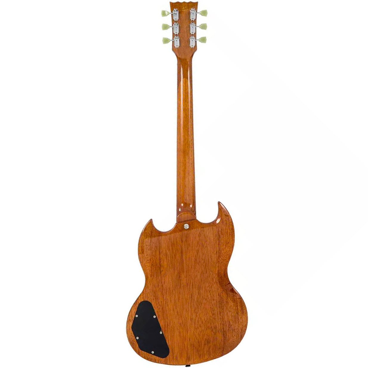 VINTAGE Reissued VS6M Dark Mahogany SG-Style E-Gitarre