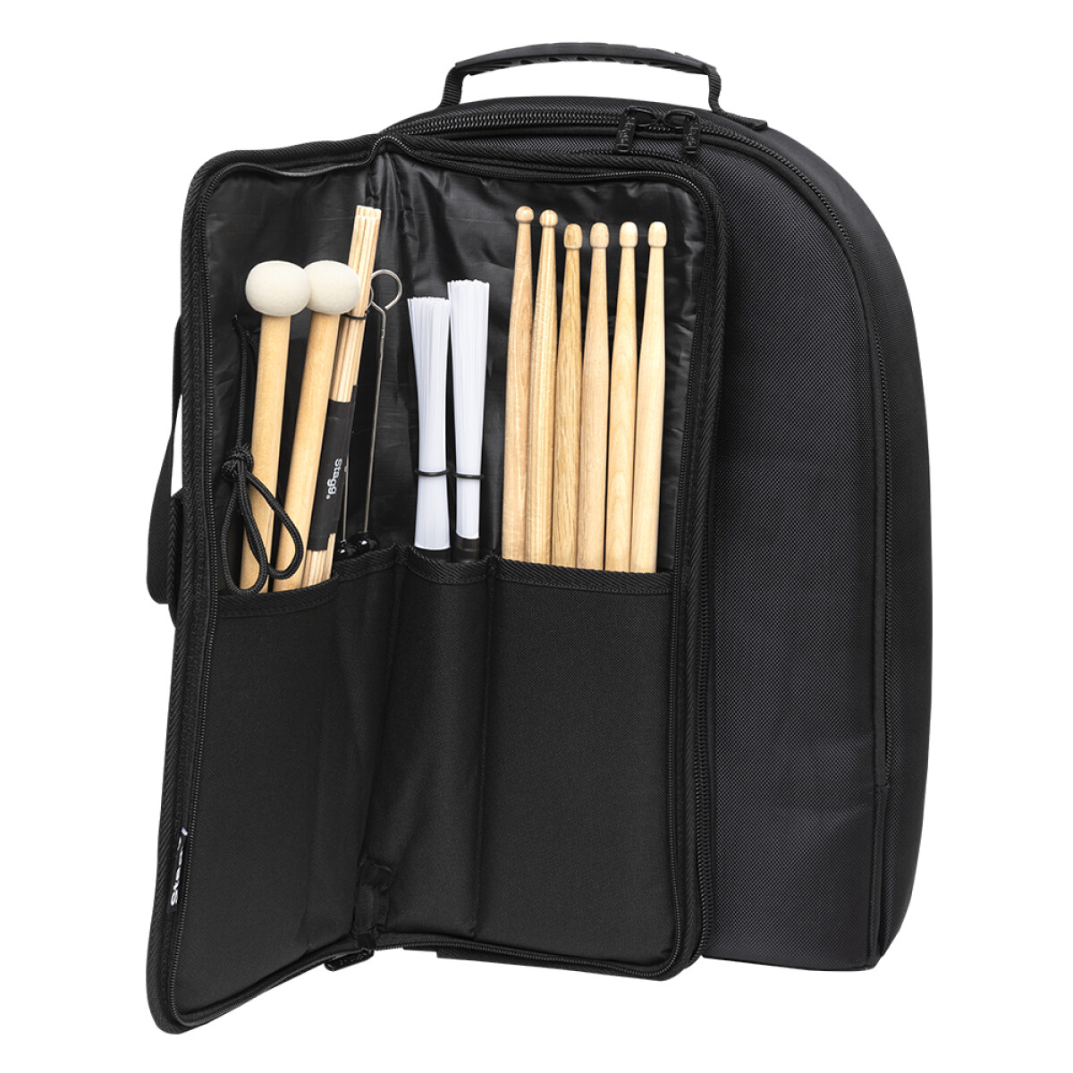 STAGG DSBACKPACK Drumstick Backpack mit abnehmbaren Stickbag