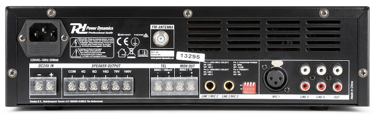 POWER DYNAMICS PBA120 100V Verstärker 120W