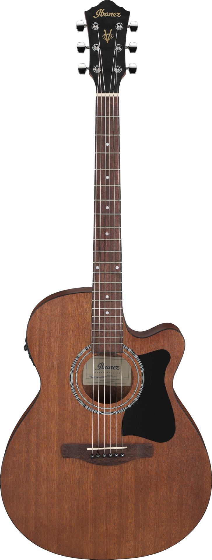 IBANEZ VC44CE Open Pore Natural Westerngitarre Cutaway