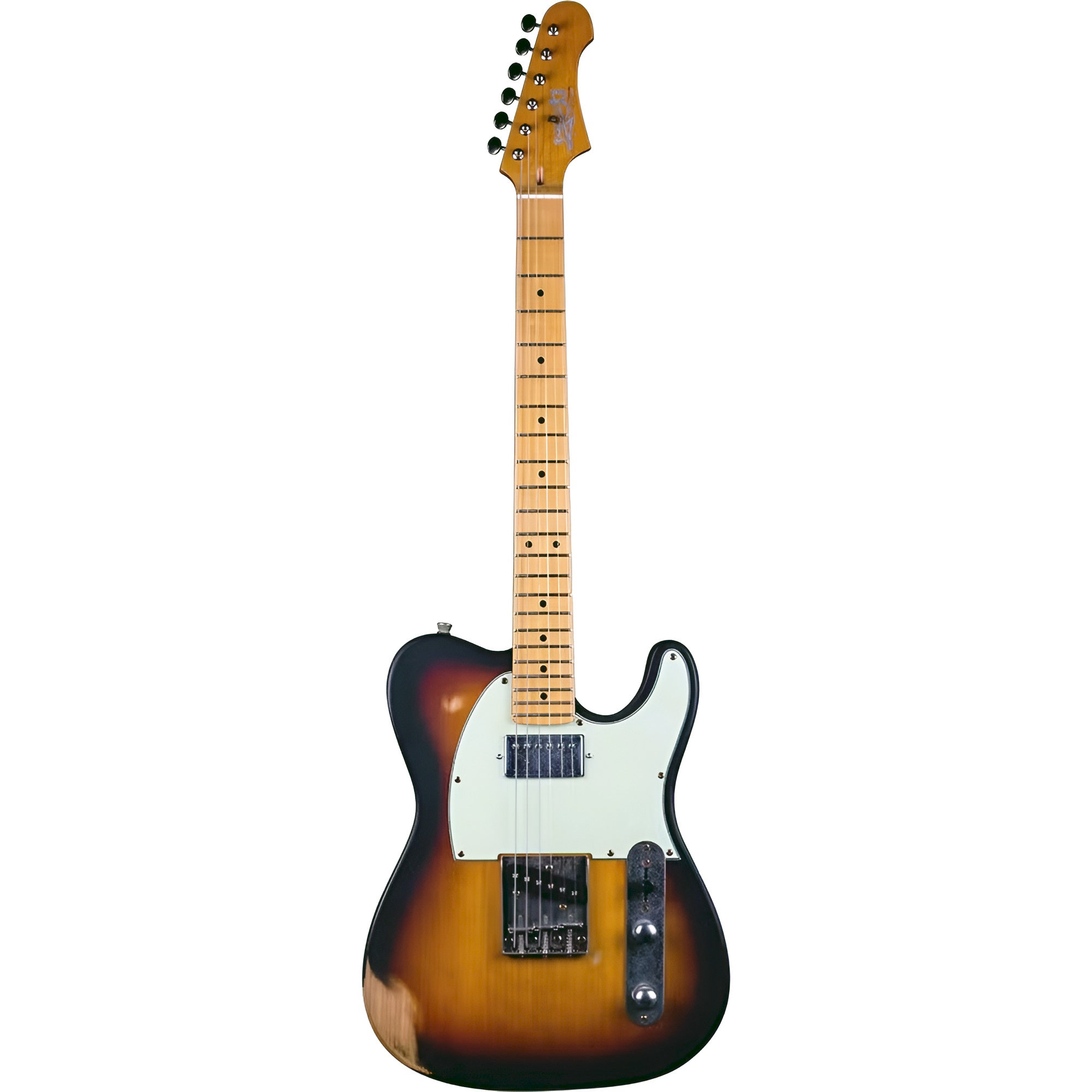JET JT-350 RLC Sunburst Distressed E-Gitarre