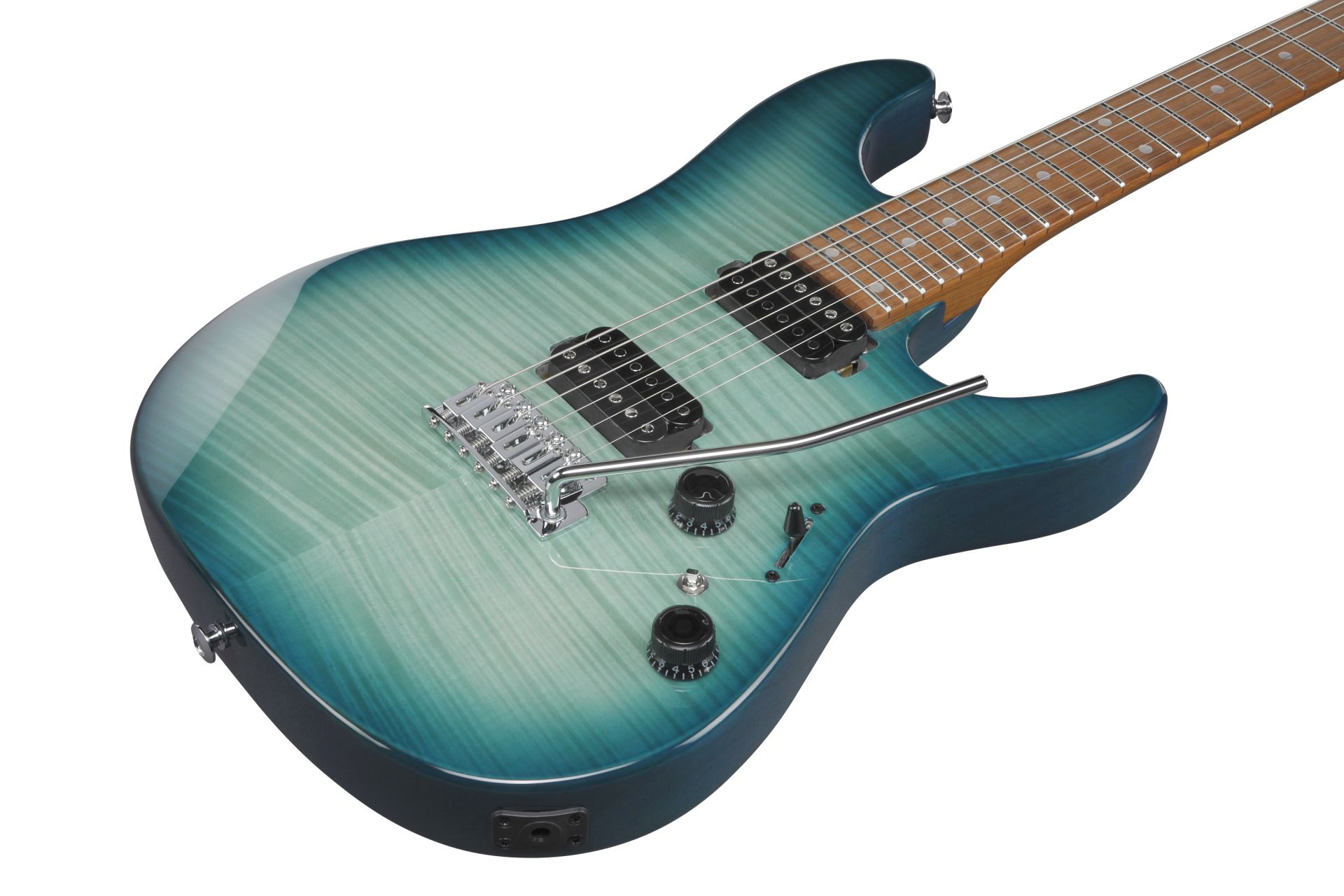IBANEZ AZ24S1F-TXB E-Gitarre Transparent Turquoise Burst