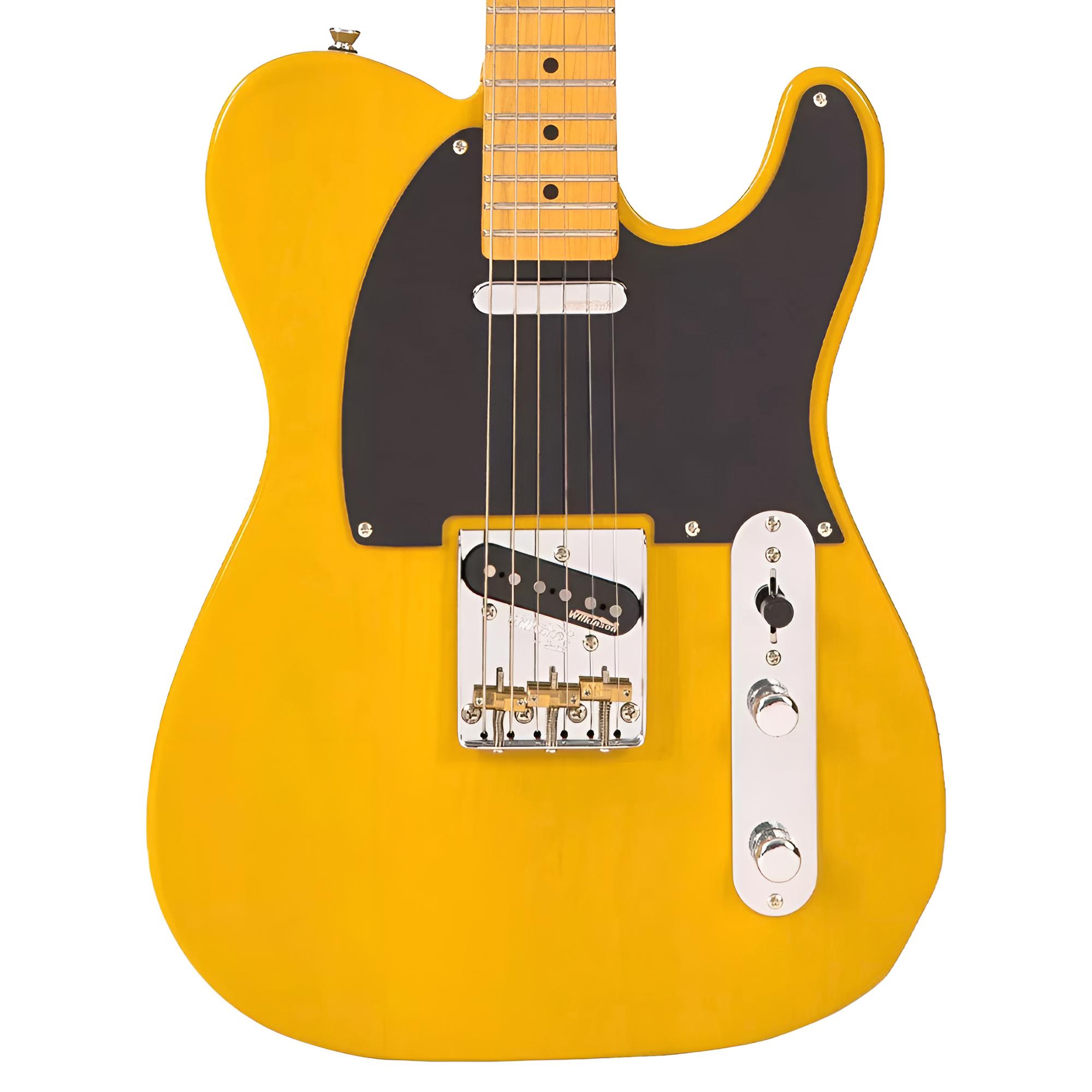 VINTAGE Reissued V52BS Butterscotch T-Style E-Gitarre