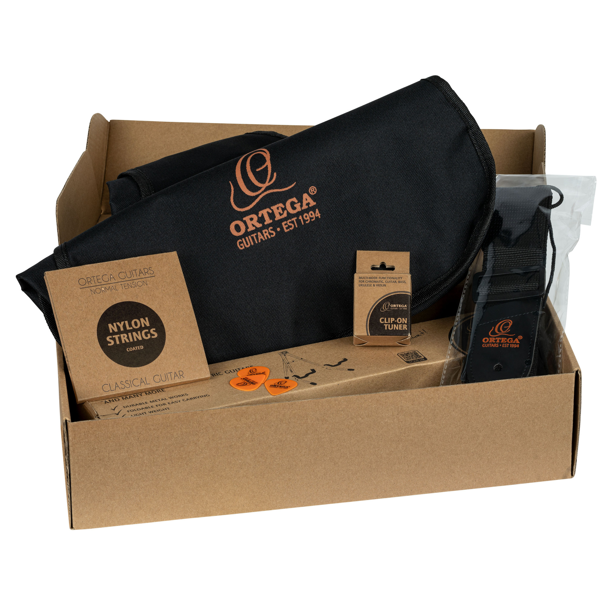 ORTEGA Pickers Pack 3/4 Konzertgitarre Einsteigerset