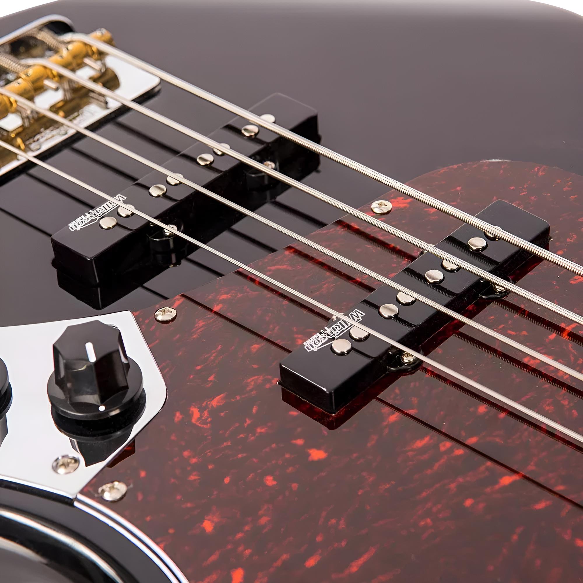 VINTAGE Reissued Bass VJ74BLK
