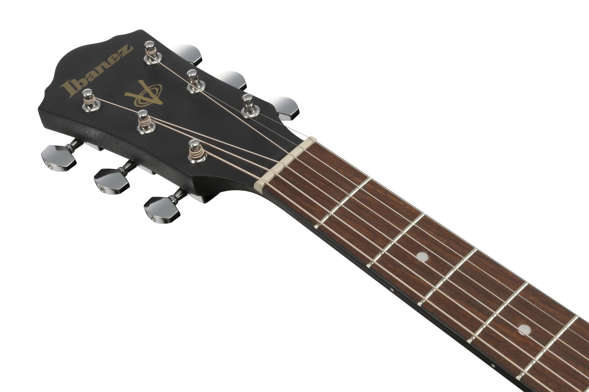 IBANEZ V44CE-WK Weathered Black Open Pore Dreadnought Westerngitarre