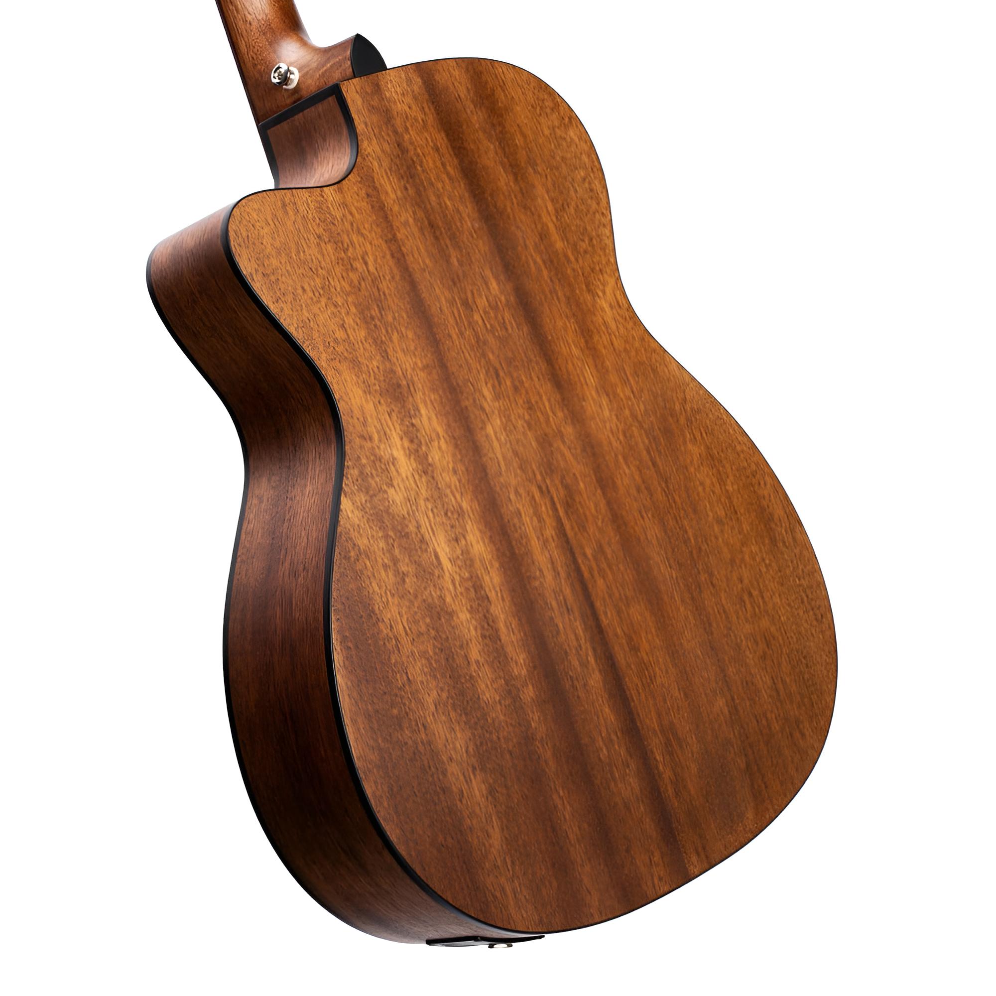 CORT CORE-OC AMH Open Pore Black Burst Westerngitarre mit Pickup und Cutaway inkl. Softcase