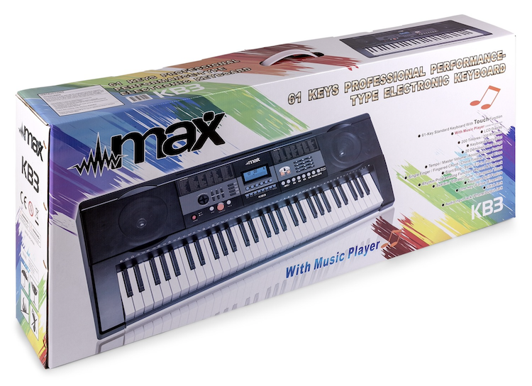 MAX KB3 Keyboard mit 61 anschlagdynamischen Tasten